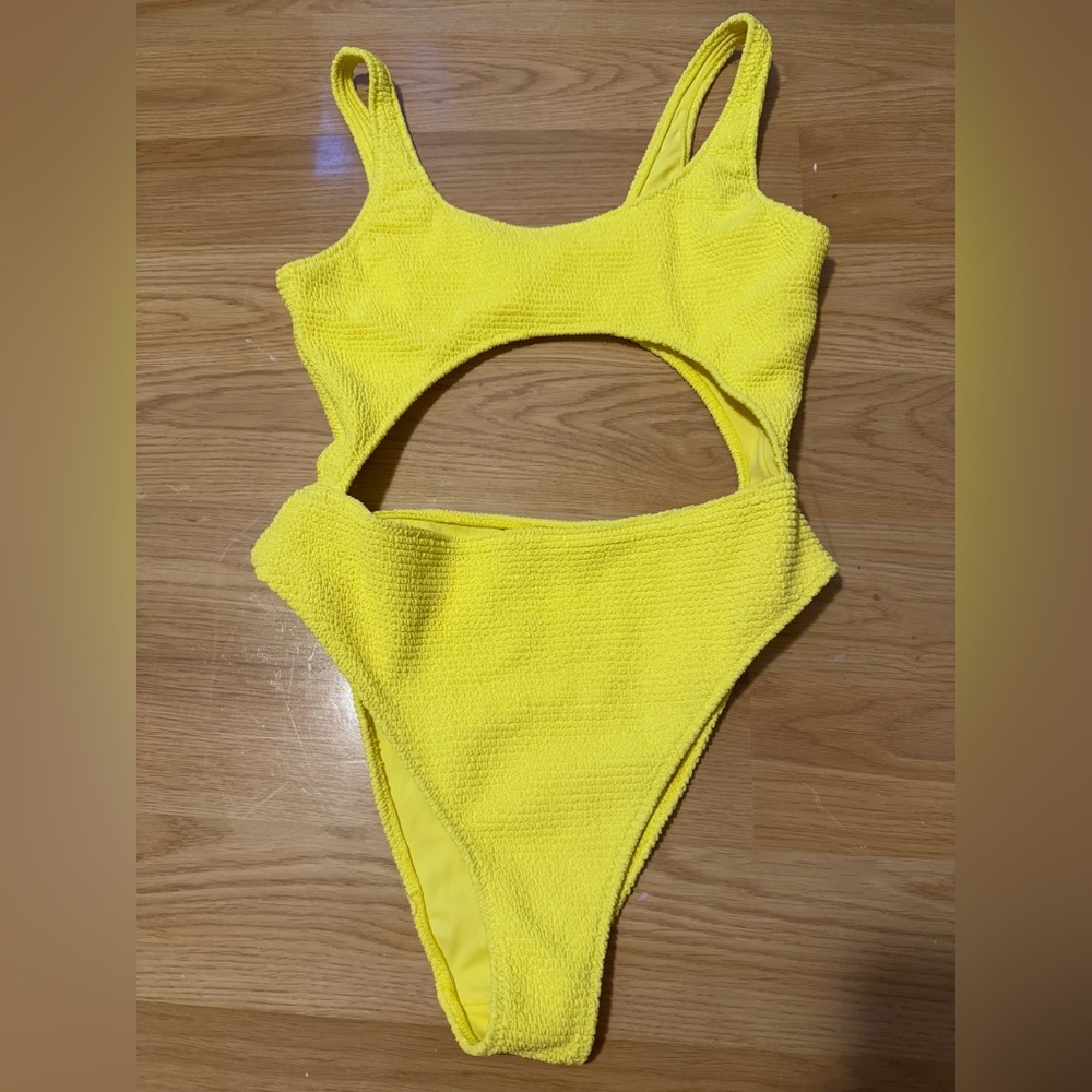 La Hearts Sunny Yellow Swimwear